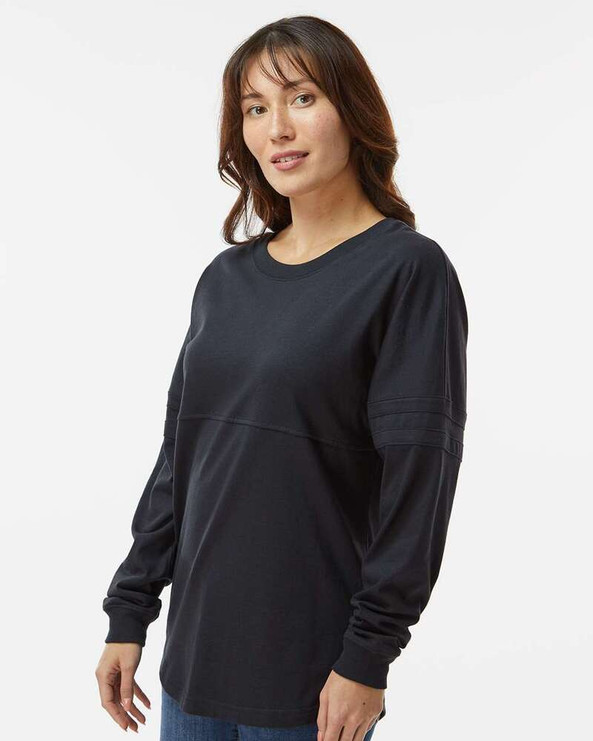 Boxercraft BW3514 - Women's Pom Pom Long Sleeve Jersey T-Shirt