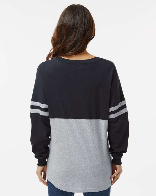 Boxercraft BW3514 - Women's Pom Pom Long Sleeve Jersey T-Shirt
