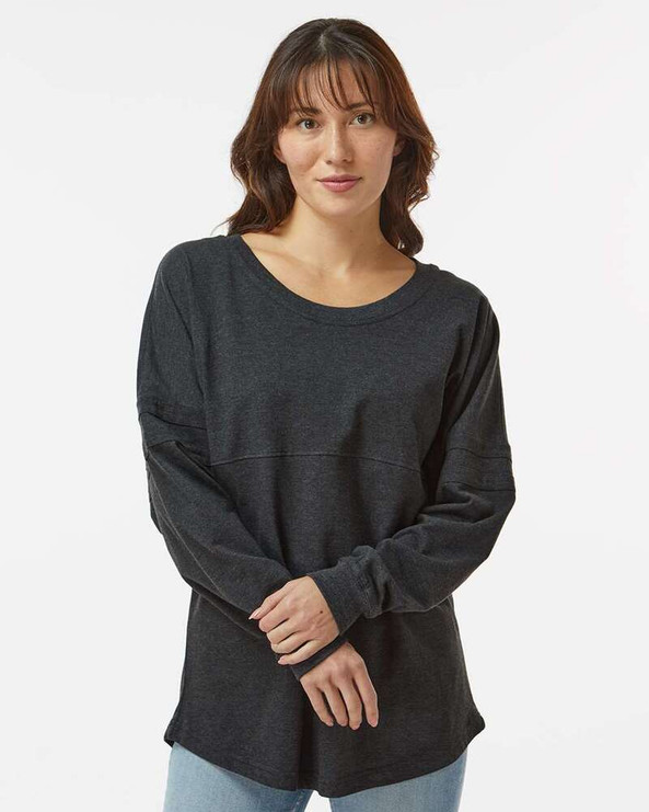 Boxercraft BW3514 - Women's Pom Pom Long Sleeve Jersey T-Shirt