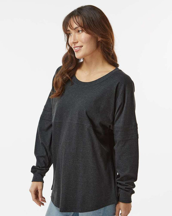 Boxercraft BW3514 - Women's Pom Pom Long Sleeve Jersey T-Shirt