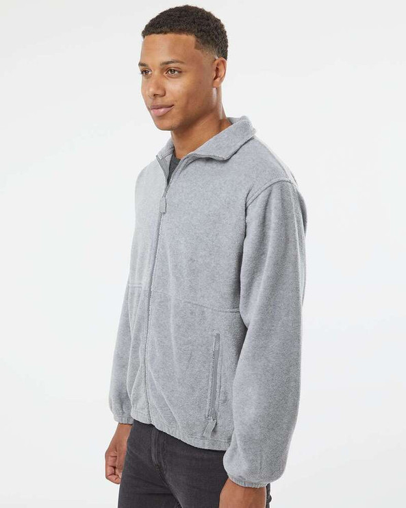 Burnside 3062 - Chaqueta Polar Fleece con cremallera completa