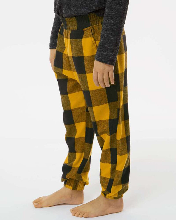 Burnside 4810 - Youth Flannel Joggers