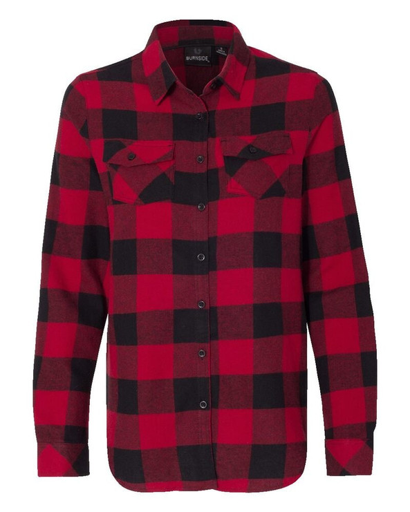 Burnside 5210 - LADIES' WOVEN PLAID FLANNEL