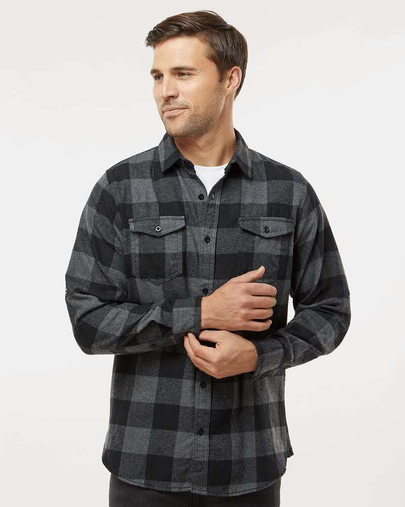 Burnside 8210 - MEN'S WOVEN PLAID FLANNEL