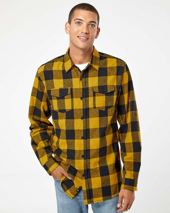 Burnside 8210 - MEN'S WOVEN PLAID FLANNEL
