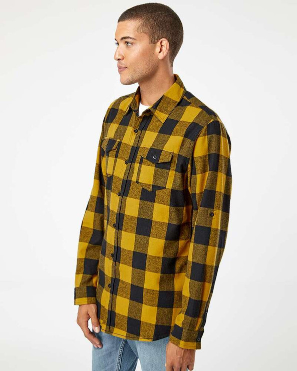 Burnside 8210 - MEN'S WOVEN PLAID FLANNEL