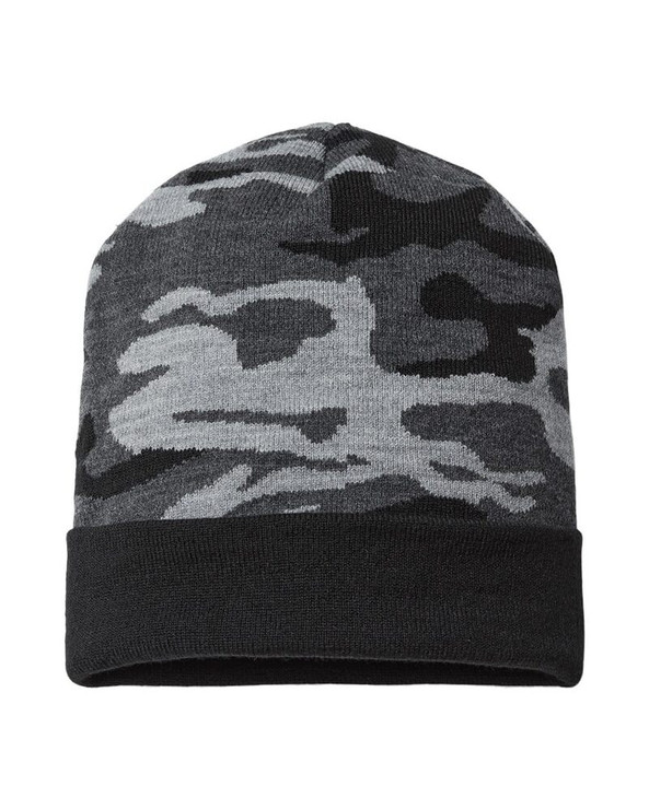CAP AMERICA RKC12 - USA-Made Camo Cuffed Beanie
