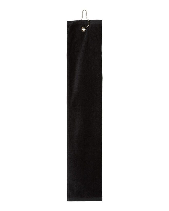 Carmel Towel Company C162523TGH - Trifold Golf Towel with Grommet
