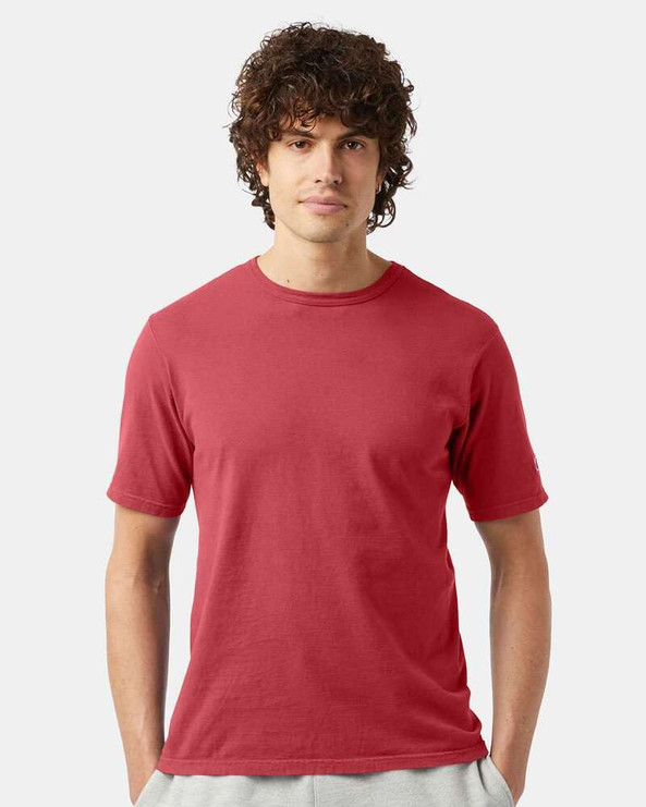 Champion CD100 - Camiseta de manga corta teñida en prenda para adulto