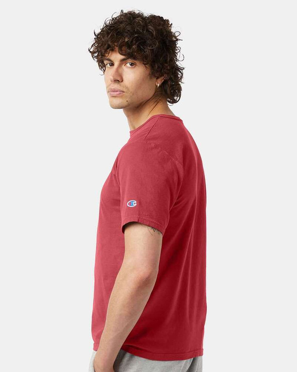 Champion CD100 - Camiseta de manga corta teñida en prenda para adulto