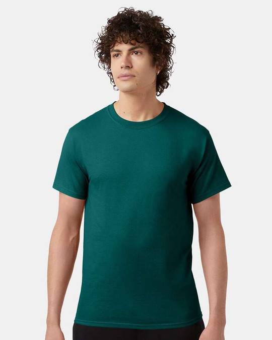 Champion T425 - Camiseta de Manga Corta sin Etiqueta