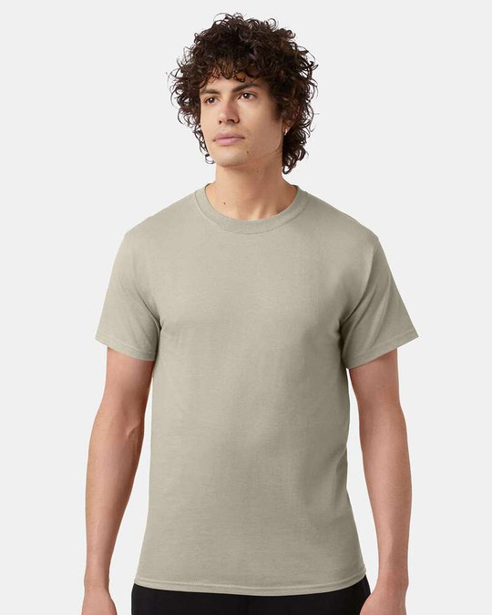 Champion T425 - Camiseta de Manga Corta sin Etiqueta