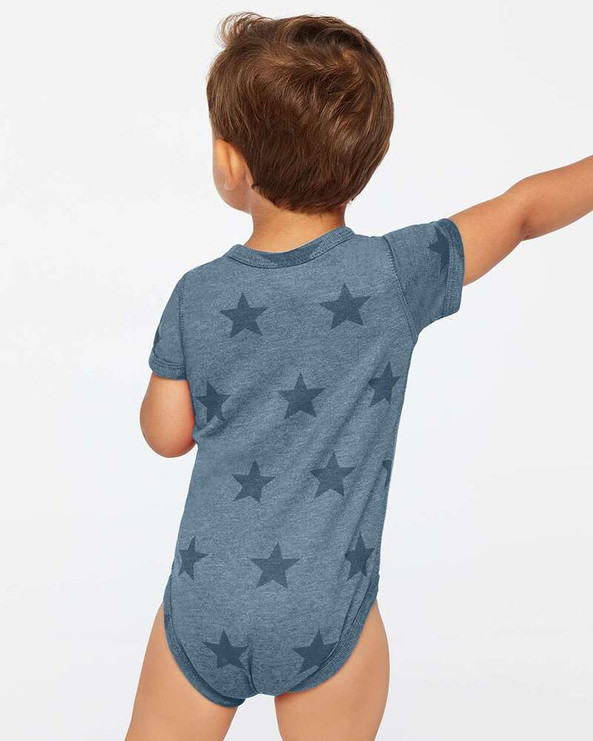 Code Five 4329 - Infant Star Print Bodysuit