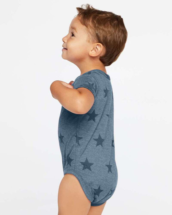 Code Five 4329 - Infant Star Print Bodysuit