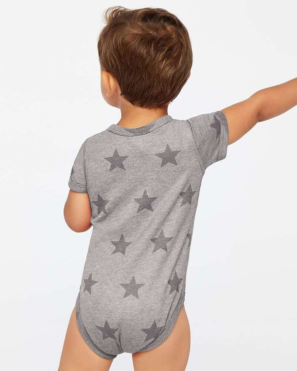 Code Five 4329 - Infant Star Print Bodysuit