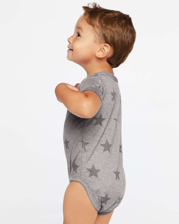 Code Five 4329 - Infant Star Print Bodysuit