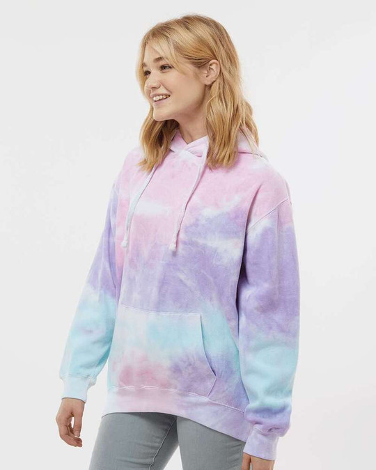 Colortone 8777 - Tie-Dyed Hooded Sweatshirt