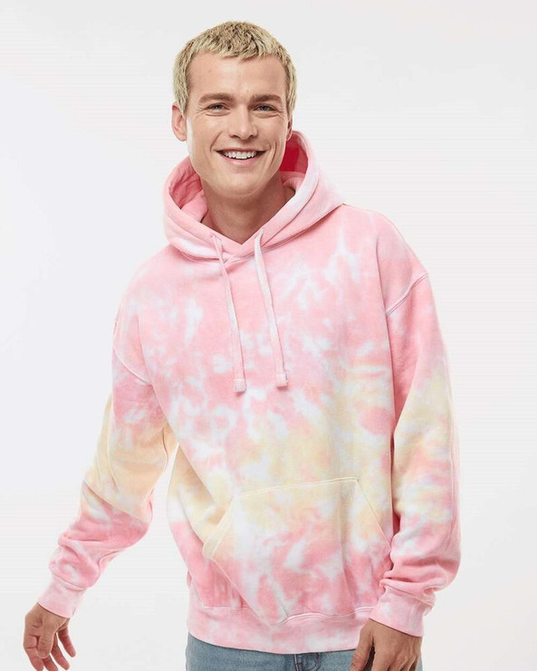 Colortone 8777 - Tie-Dyed Hooded Sweatshirt