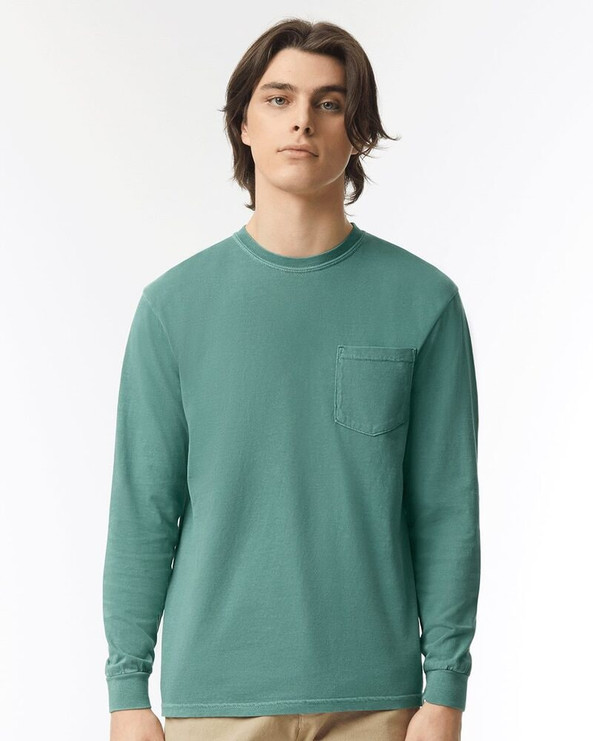 Comfort Colors 4410 - Remera de manga larga con bolsillo