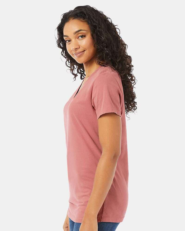 ComfortWash by Hanes GDH125 - Garment-Dyed Women's V-Neck T-Shirt
