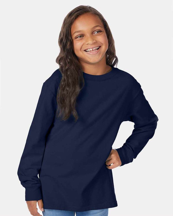 ComfortWash by Hanes GDH275 - Garment-Dyed Youth Long Sleeve T-Shirt