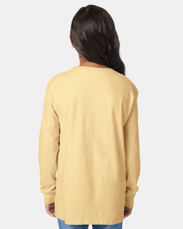 ComfortWash by Hanes GDH275 - Garment-Dyed Youth Long Sleeve T-Shirt