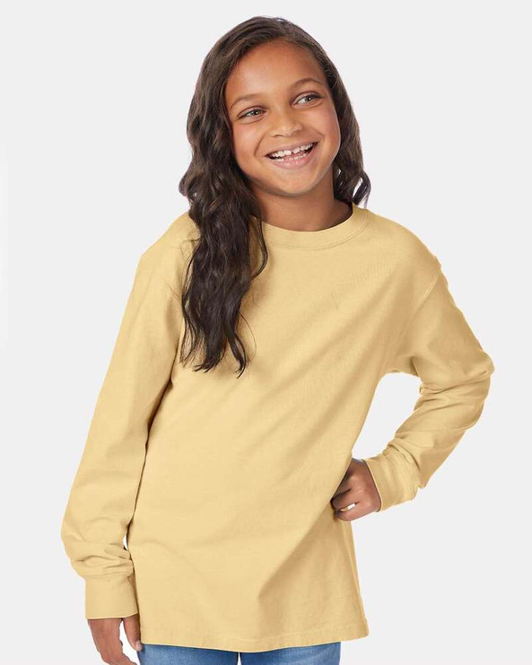 ComfortWash by Hanes GDH275 - Garment-Dyed Youth Long Sleeve T-Shirt