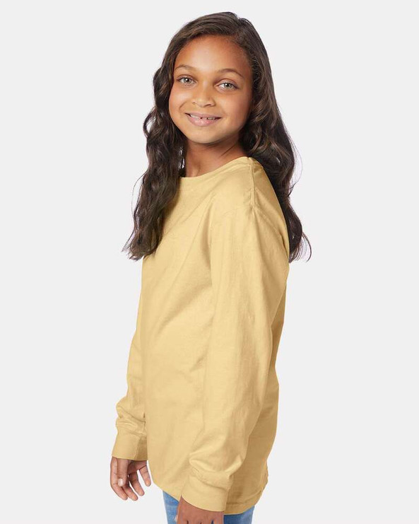 ComfortWash by Hanes GDH275 - Garment-Dyed Youth Long Sleeve T-Shirt