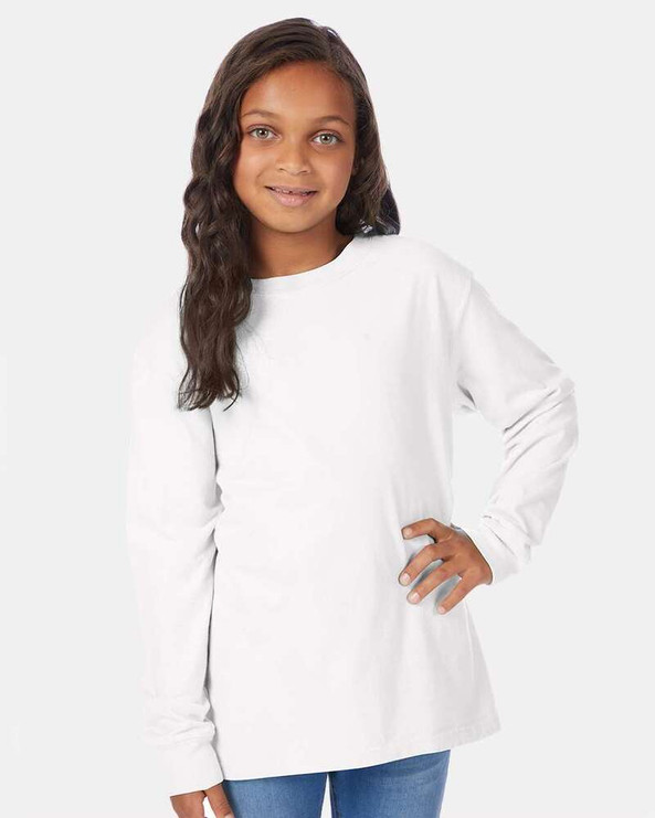 ComfortWash by Hanes GDH275 - Garment-Dyed Youth Long Sleeve T-Shirt