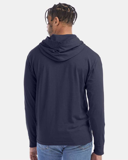 ComfortWash by Hanes GDH280 - Garment-Dyed Jersey Hooded Long Sleeve T-Shirt