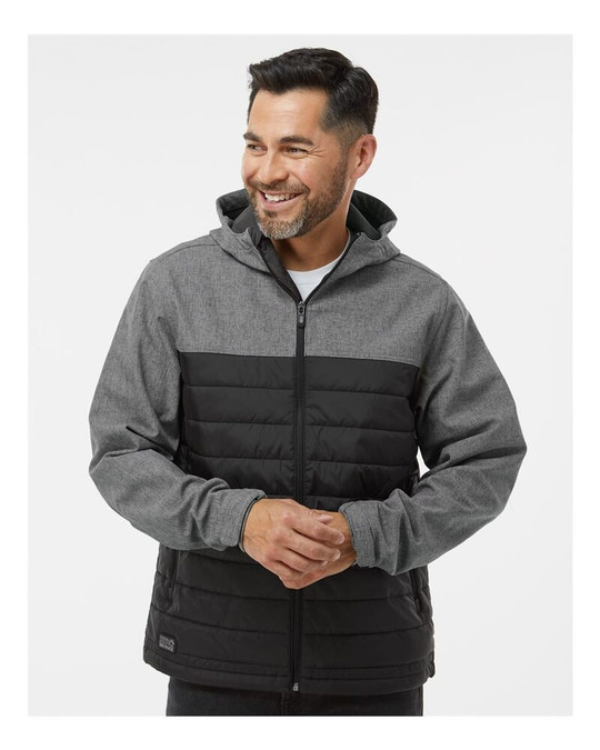Dri Duck 5324 - Chaqueta Acolchada Soft Shell Pinnacle