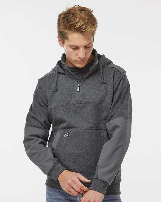 Dri Duck 7349 - Misión Pullover con Capucha y Cremallera de Cuarto