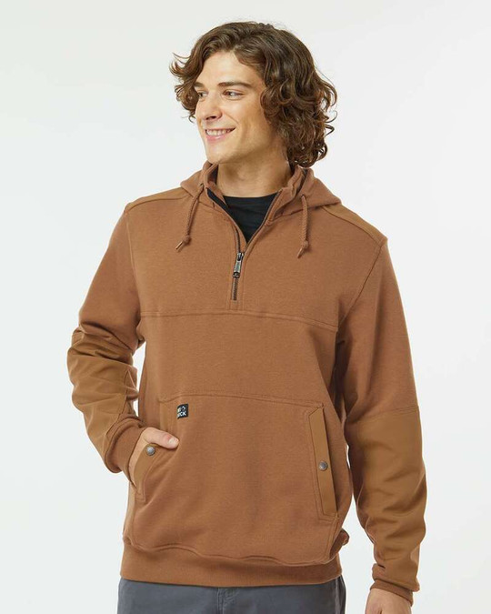 Dri Duck 7349 - Misión Pullover con Capucha y Cremallera de Cuarto