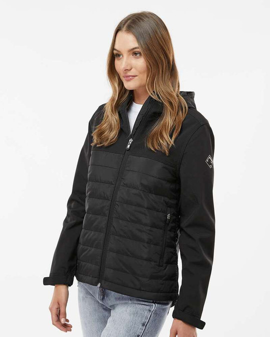 Dri Duck 9415 - Chaqueta Acolchada Soft Shell Vista para Mujer