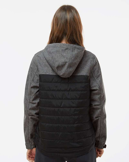 Dri Duck 9415 - Chaqueta Acolchada Soft Shell Vista para Mujer