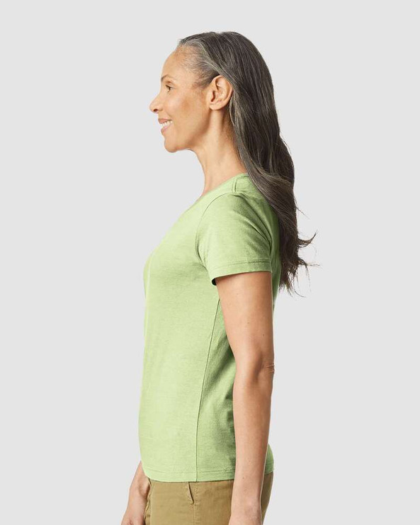 Gildan 64000L - Fitted Ring Spun T-Shirt FOR WOMEN