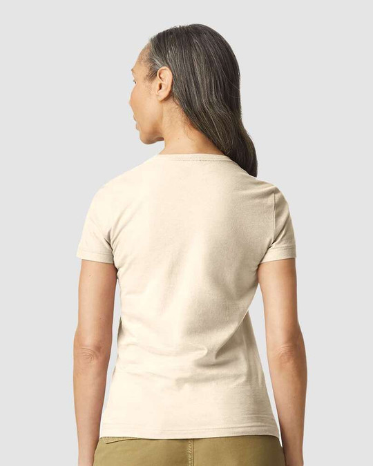 Gildan 64000L - Anillo Equipadas Spun Camiseta PARA LA MUJER