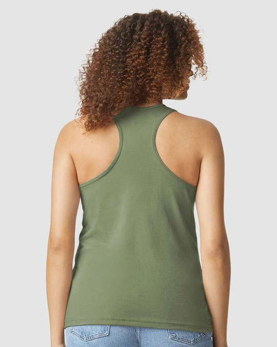 Gildan 67200L - Softstyle® Women’s CVC Racerback Tank Top