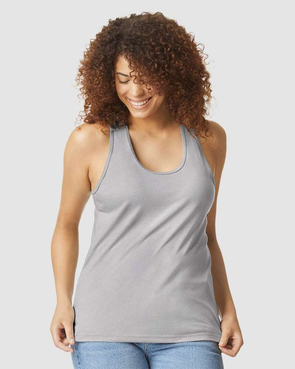 Gildan 67200L - Softstyle® Women’s CVC Racerback Tank Top