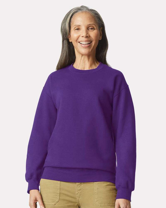 Gildan SF000 - Sudadera polar cuello redondo Softstyle adulto