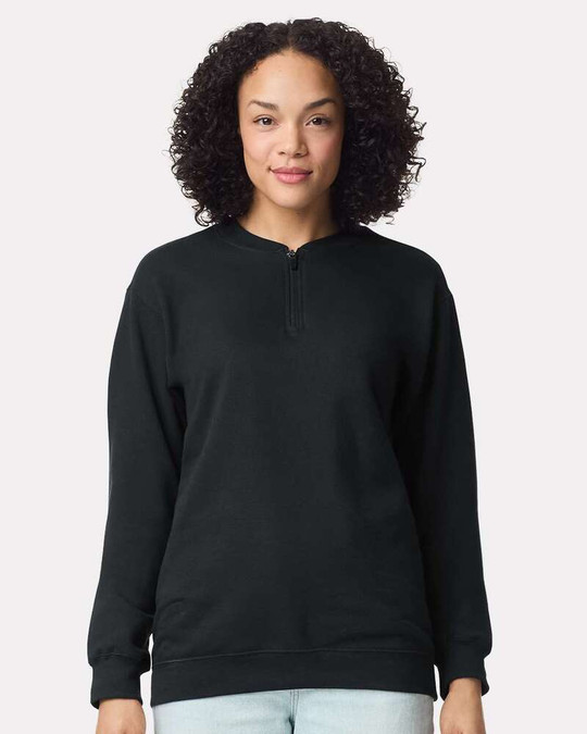 Gildan SF008 - Sudadera Softstyle® Midweight 1/4 Zip