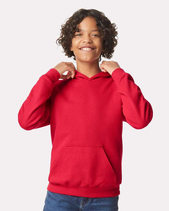Gildan SF500B - Softstyle® Youth Midweight Hooded Sweatshirt