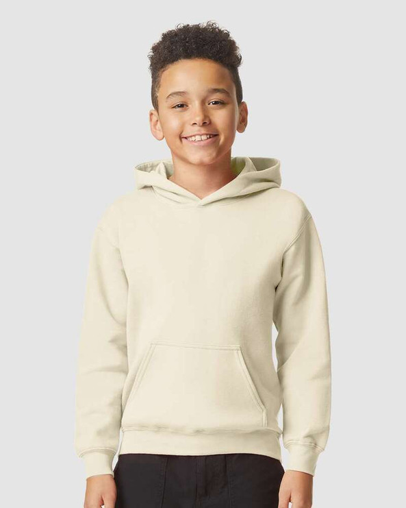 Gildan SF500B - Softstyle® Youth Midweight Hooded Sweatshirt