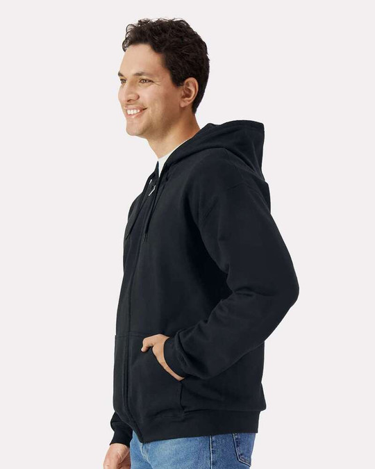 Gildan SF600 - Sudadera con capucha y cremallera completa Softstyle®