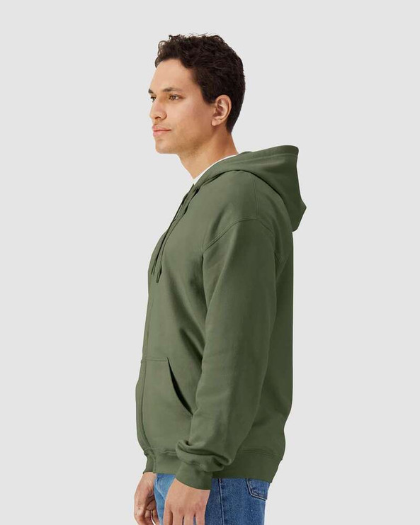 Gildan SF600 - Softstyle® Full-Zip Hooded Sweatshirt