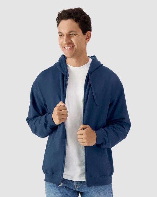 Gildan SF600 - Sudadera con capucha y cremallera completa Softstyle®
