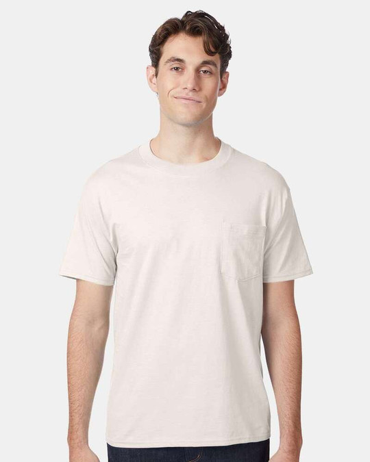 Hanes 5190 - Beefy-T® with a Pocket