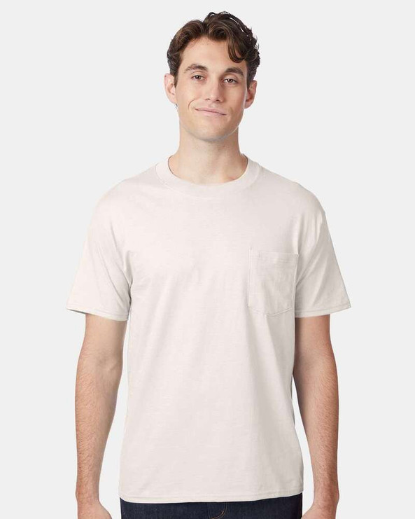 Hanes 5190 - Beefy-T® with a Pocket