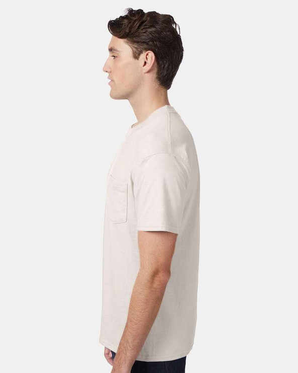 Hanes 5190 - Beefy-T® with a Pocket