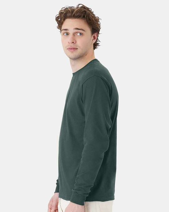 Hanes 5286 - Camiseta de Manga Larga ComfortSoft® Heavyweight